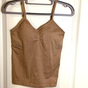 Ambrielle Women's Body Shaper Tank Top Support Padded Bra Size M Shapewear
